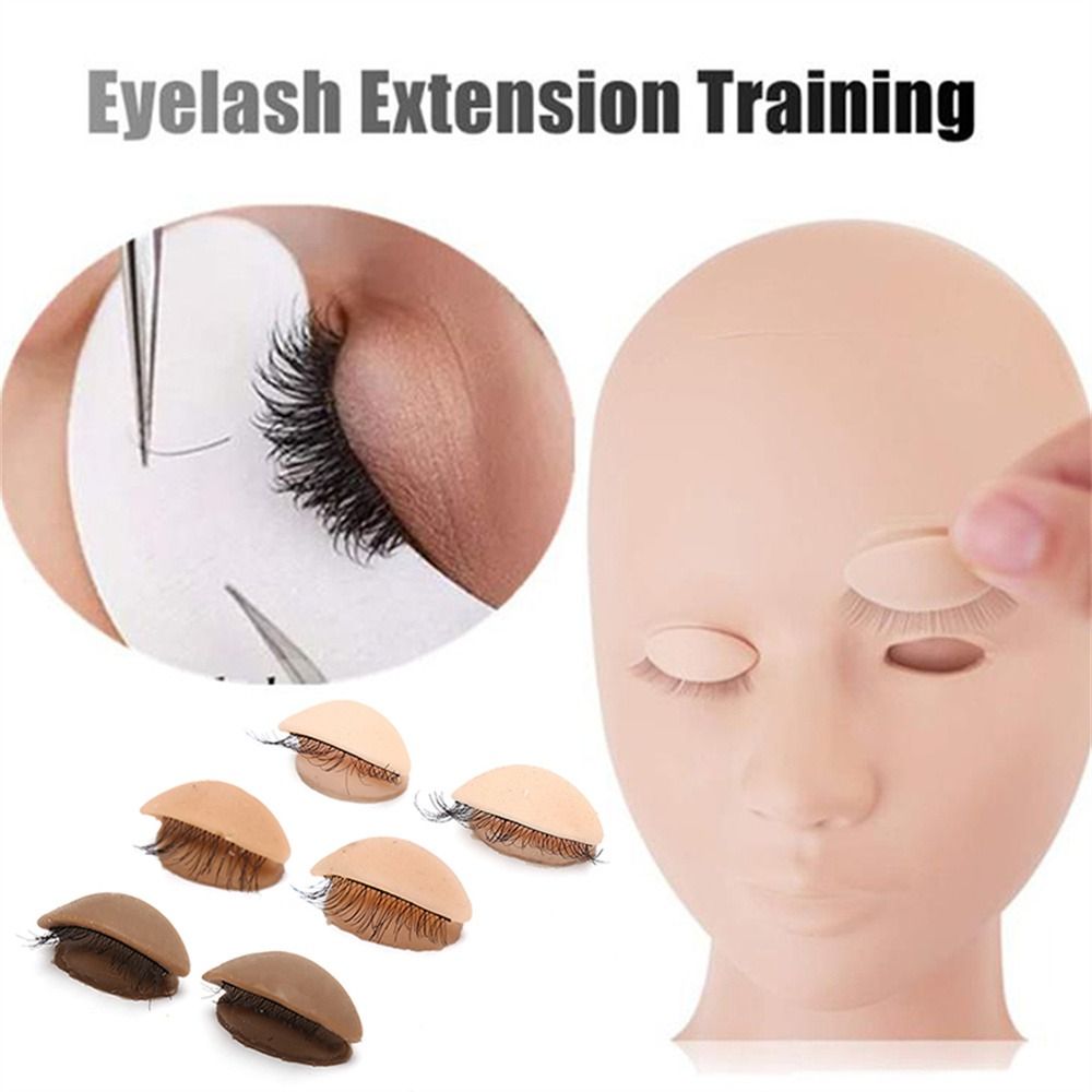 Eyelash Extension Model - Übungswimpern für Anfänger, multifunktionale Wimpernverlängerungs-Tools, Wimpernverlängerungs-Übungsmodell,