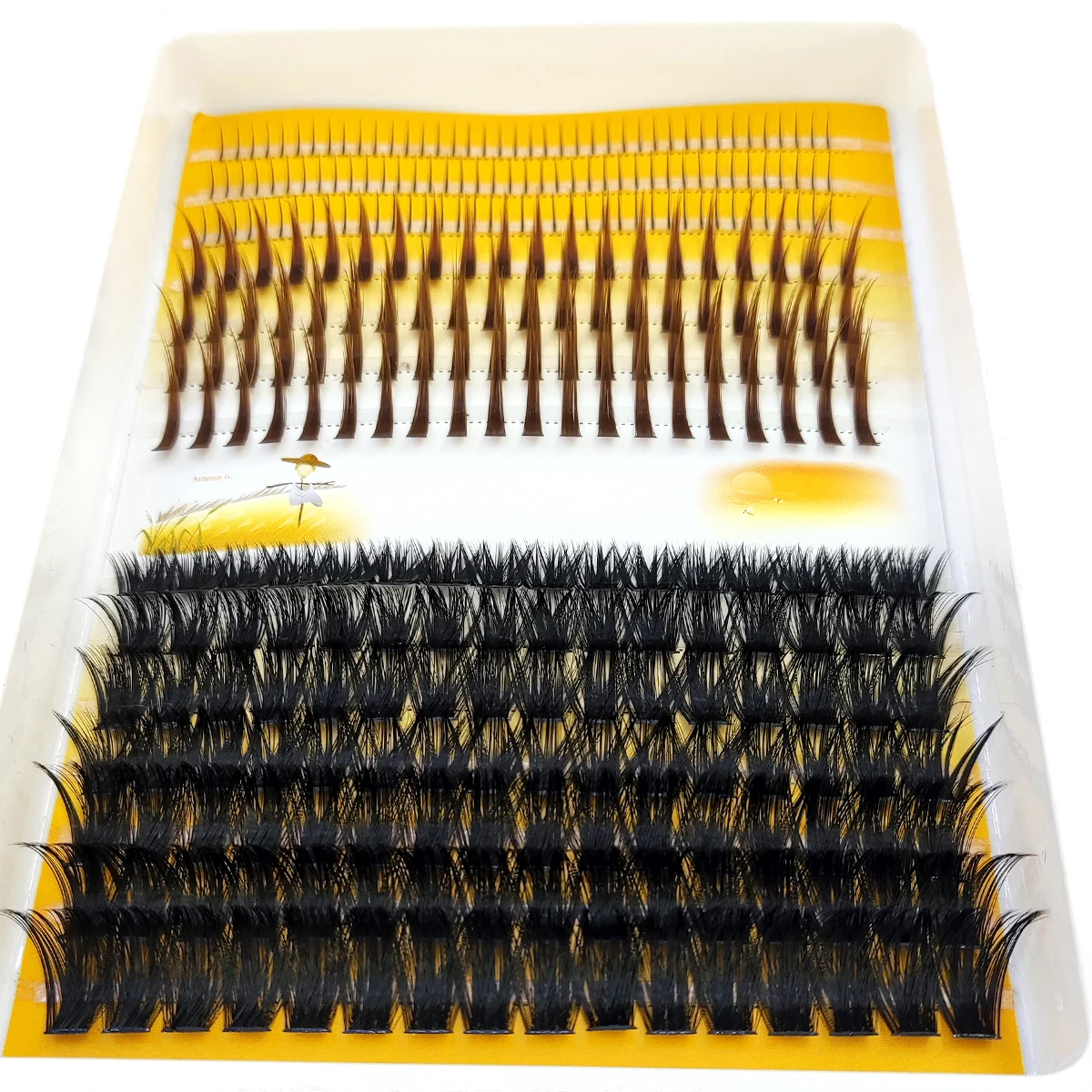 Eyelash Extension Doll Eye - AMSDCN 60D-120D Wimperncluster 3D Spitze, dicke