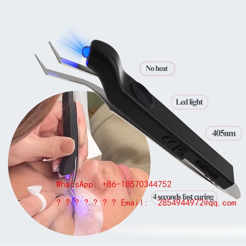 Lash Extension Tweezers - Kabellose Handgehaltene UV-Wimpernlampe Mini Wimpernkleber-Härtungslampe UV-Pinzettenlampe