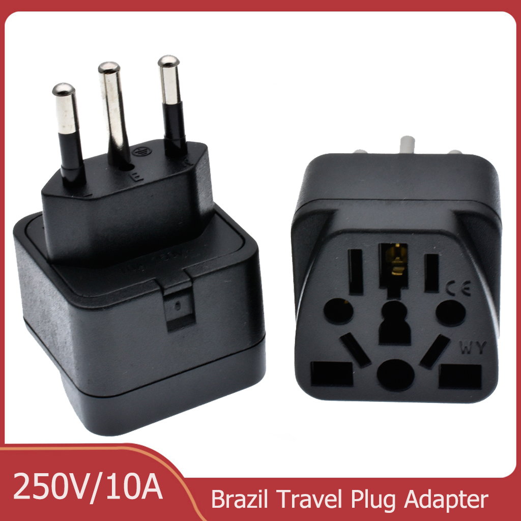Eyelash Extension Uk - Universeller Brasilien-Stecker-Adapter, 3-polig, EU, Euro, AU,