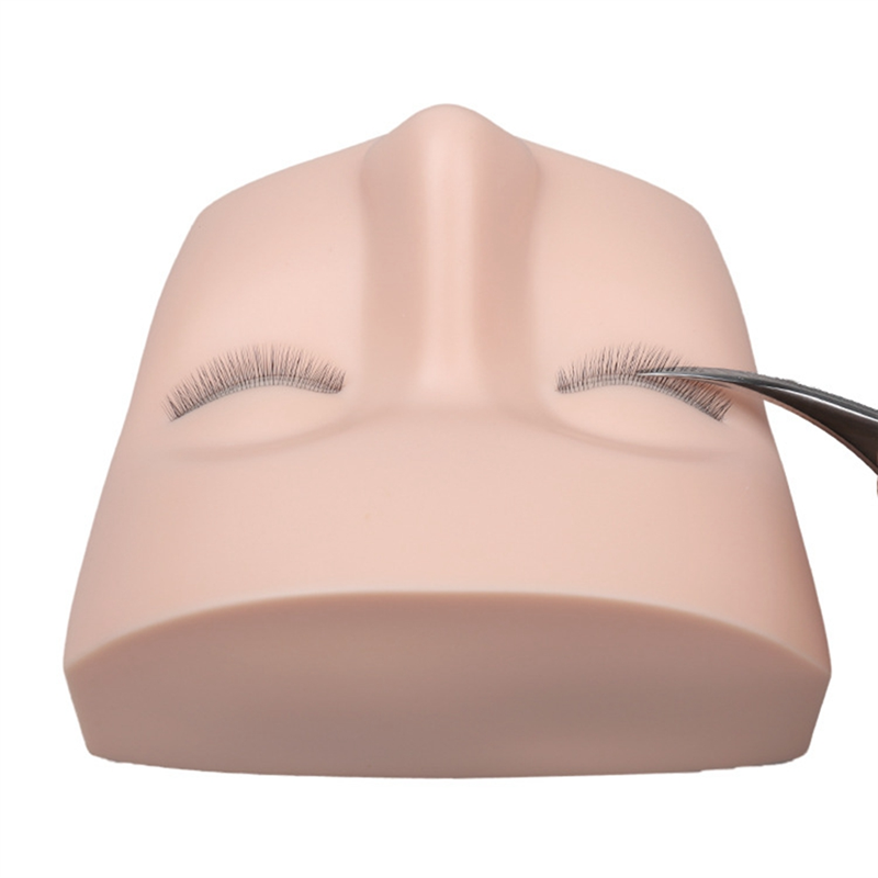 Eyelash Extension Model - -A01R 3-lagiger Wimpern-Mannequin-Kopf zum Üben von