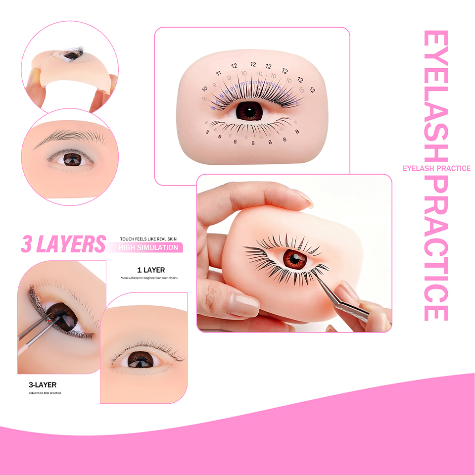 3-Schichtige Wiederverwendbare – Eyelash Extension Doll Eye Bewertung und Preis