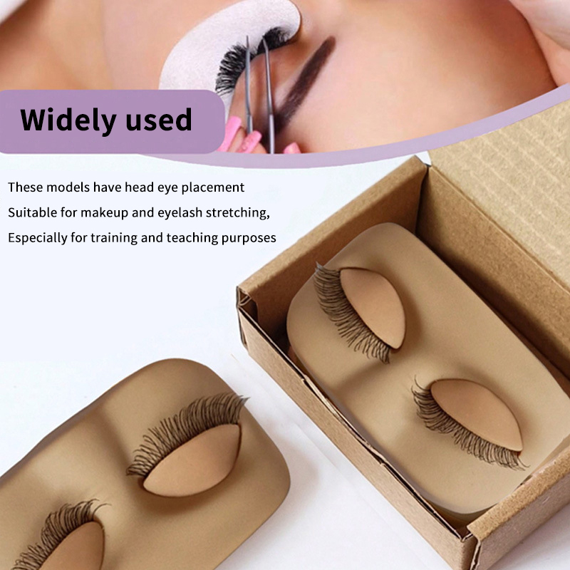 Mini Lash Flat Model Head Übun – Eyelash Extension Model Bewertung und Preis