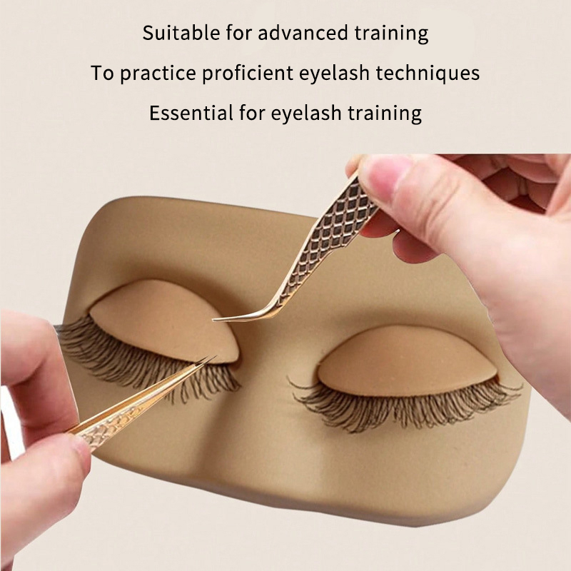 Mini Lash Flat Model Head Übun – Eyelash Extension Model Bewertung und Preis