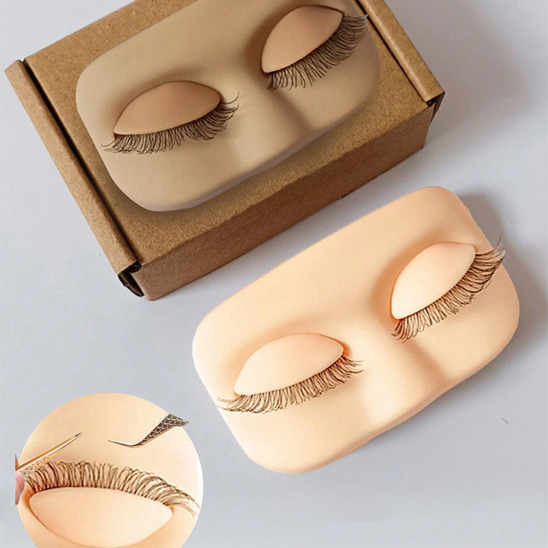 Mini Lash Flat Model Head Übun – Eyelash Extension Model Bewertung und Preis