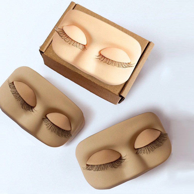 Mini Lash Flat Model Head Übun – Eyelash Extension Model Bewertung und Preis