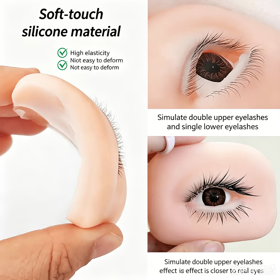 1/3-Schichtige Wiederverwendba – Eyelash Extension Doll Eye Bewertung und Preis
