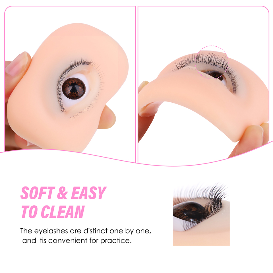 3-Schicht-Silikon-Augenmodell  – Eyelash Extension Model Bewertung und Preis