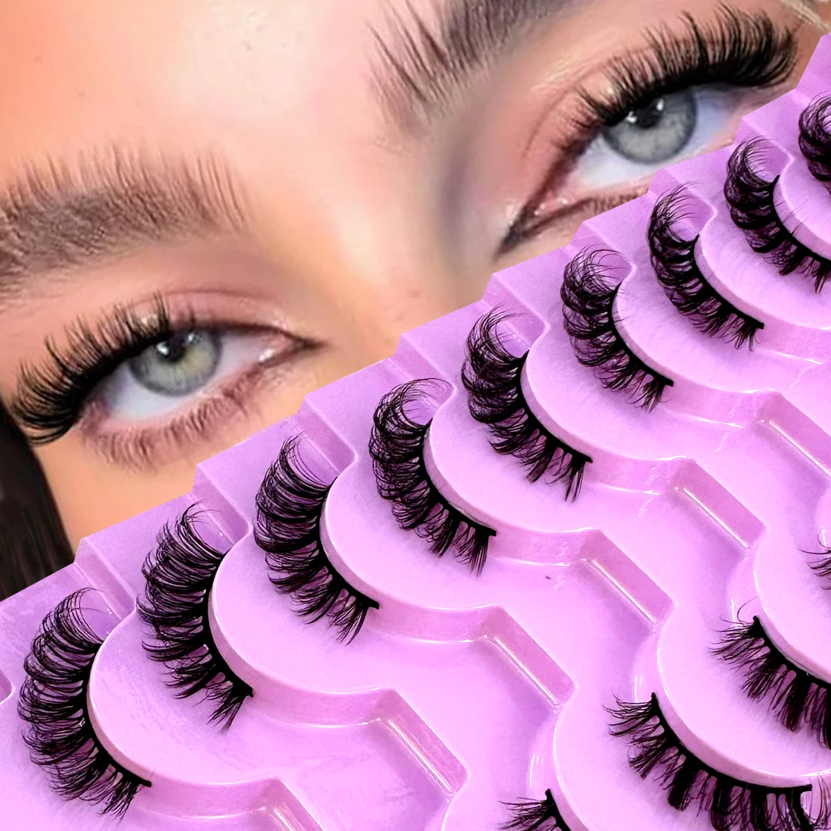 AMSDCN neue halbe Wimpern, 10  – Eyelash Extension Cat Eye Bewertung und Preis