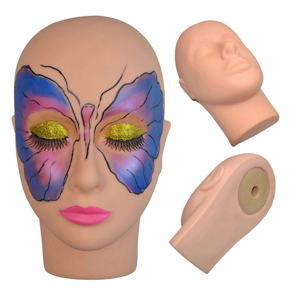 Übungsschaufensterpuppenköpfe  – Eyelash Extension Model Bewertung und Preis