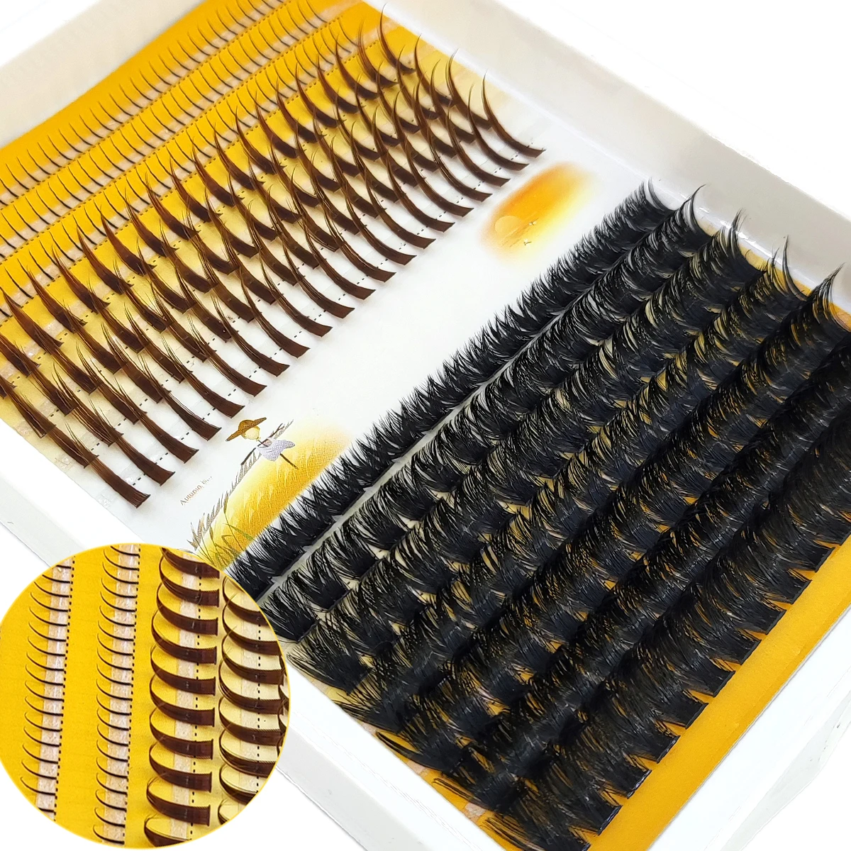 AMSDCN 60D-120D Wimperncluster – Eyelash Extension Doll Eye Bewertung und Preis