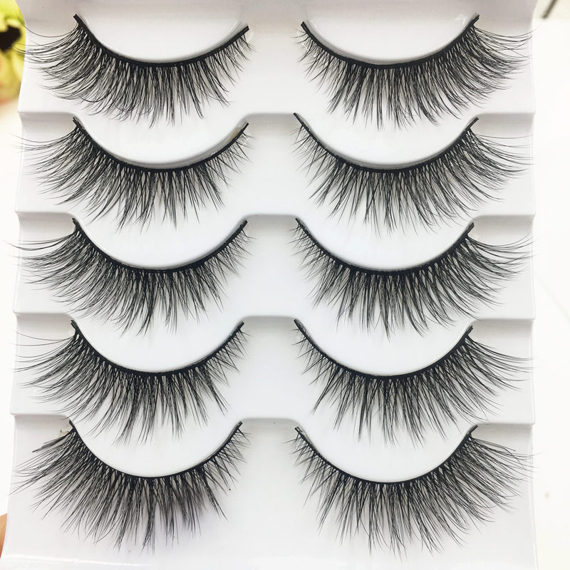 Neue 5 Paar weiche und dicke 3 – Eyelash Extension Doll Eye Bewertung und Preis