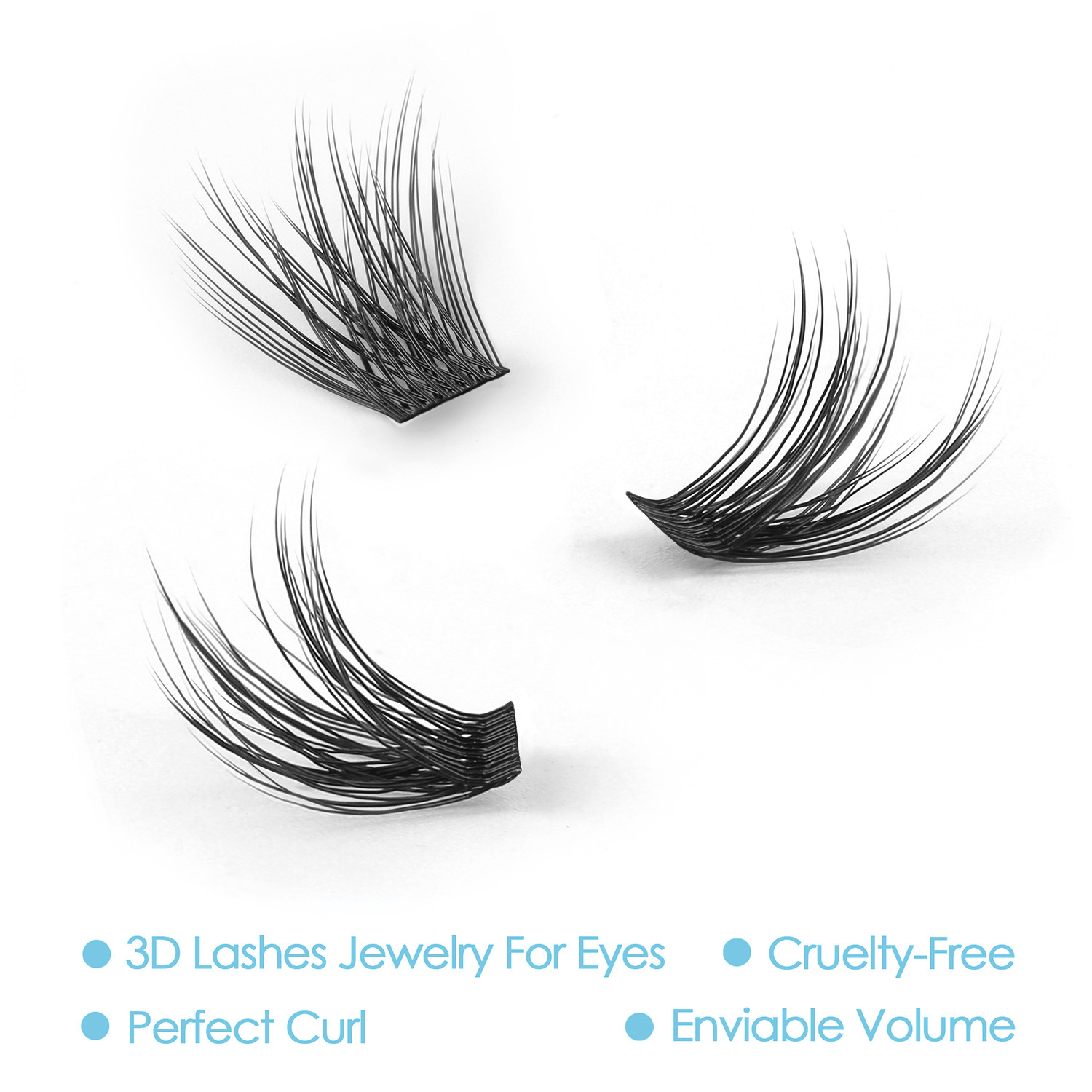 Neue segmentierte Cluster-Wimp – Eyelash Extension Doll Eye Bewertung und Preis