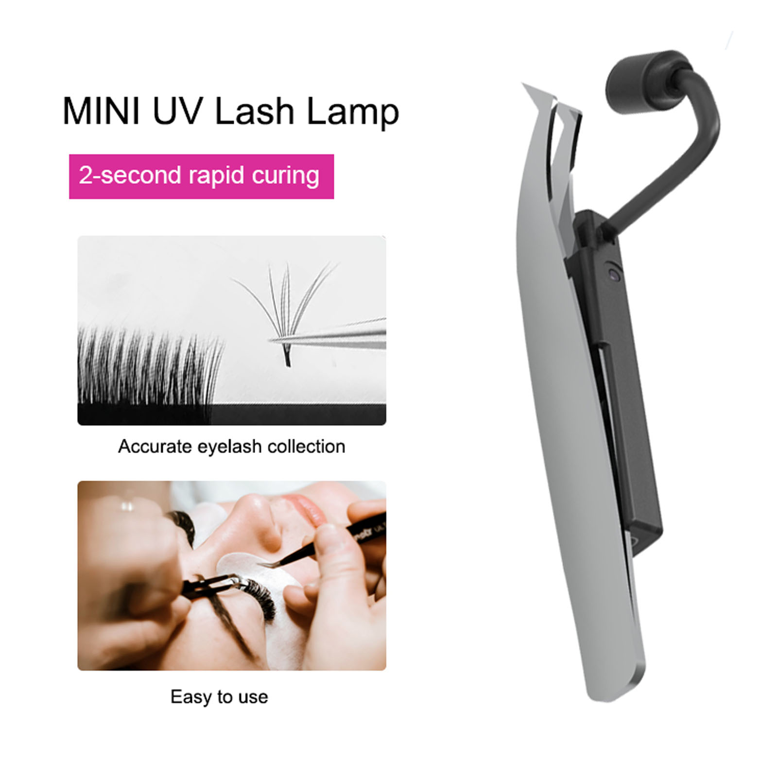 LED-Wimpernlampe 1W 395nm Schn – Lash Extension Tweezers Bewertung und Preis