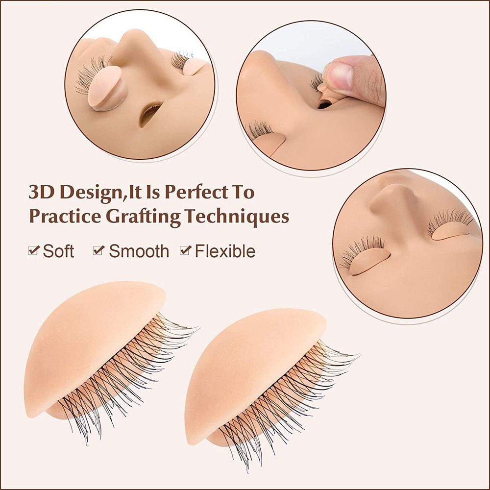 Multifunktionaler Übungskopf f – Eyelash Extension Model Bewertung und Preis